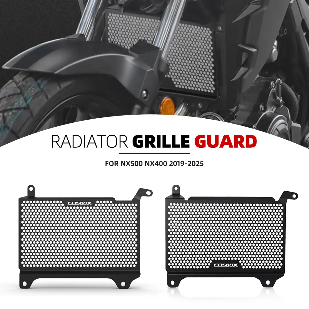

FOR HONDA NX500 NX400 2019 2020 2021 2022 2023 2024 2025 Radiator Grille Guard Protector Cover Cooler Protection CB500X NX 500