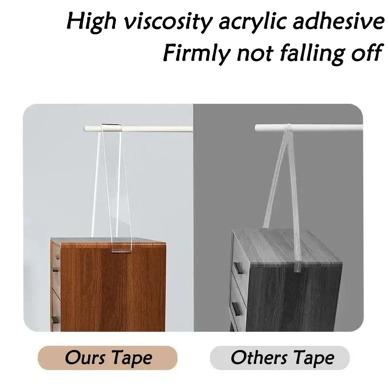 Universal Ultra-strong Transparent Nano Tape Washable Reusable Double-Sided Tape Adhesive Nano Traceless Sticker For Home Office