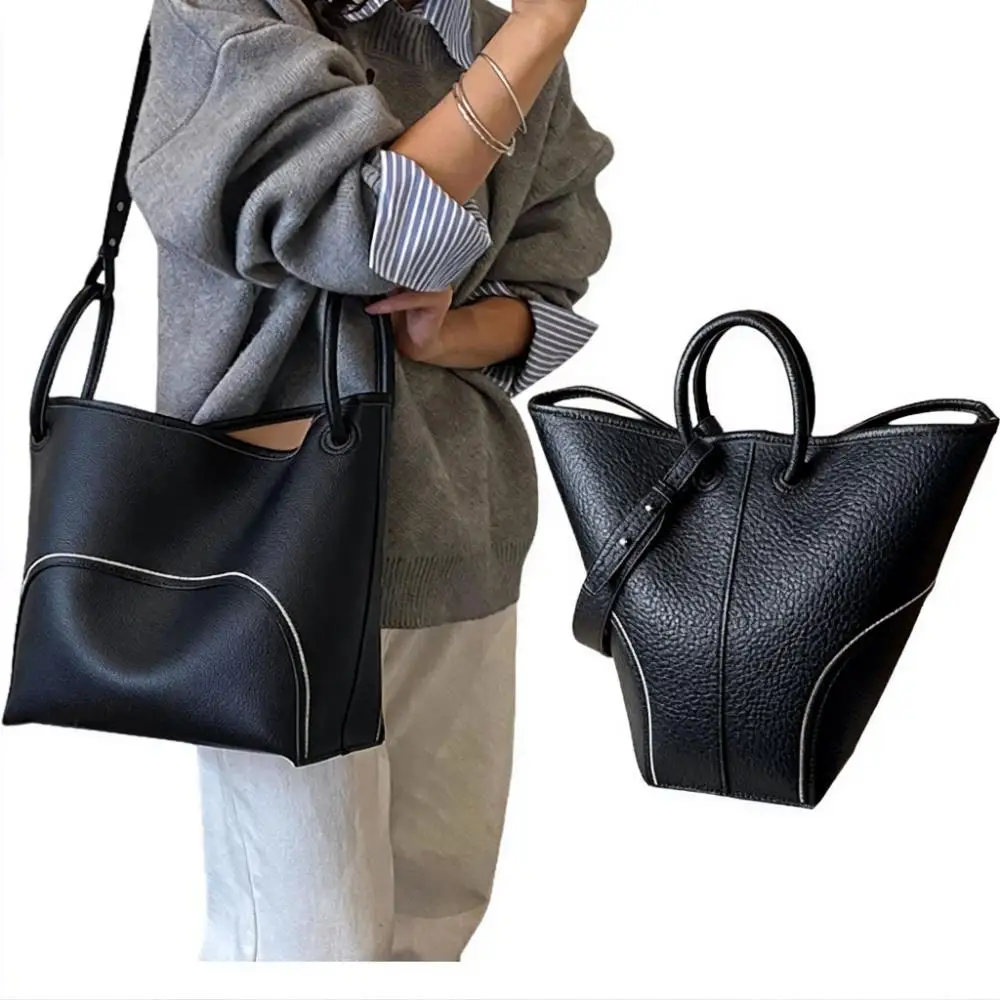 

Crossbody Shoulder Bag,Soft PU Large Capacity Women Tote Bag,Shopping Market Basket Handbag,Effortless Chic Casual Messenger Bag