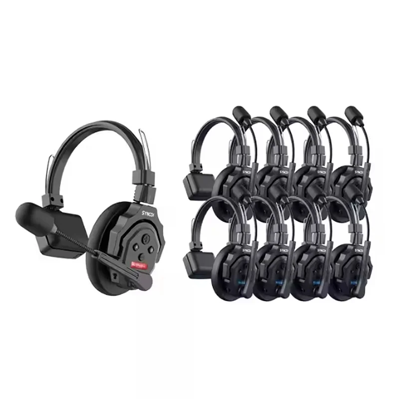 SYNCO Xtalk XPro X9 2.4G Full-Duplex Noise Cancellation Wireless Intercom System Headset For Live Broadcast Film Making