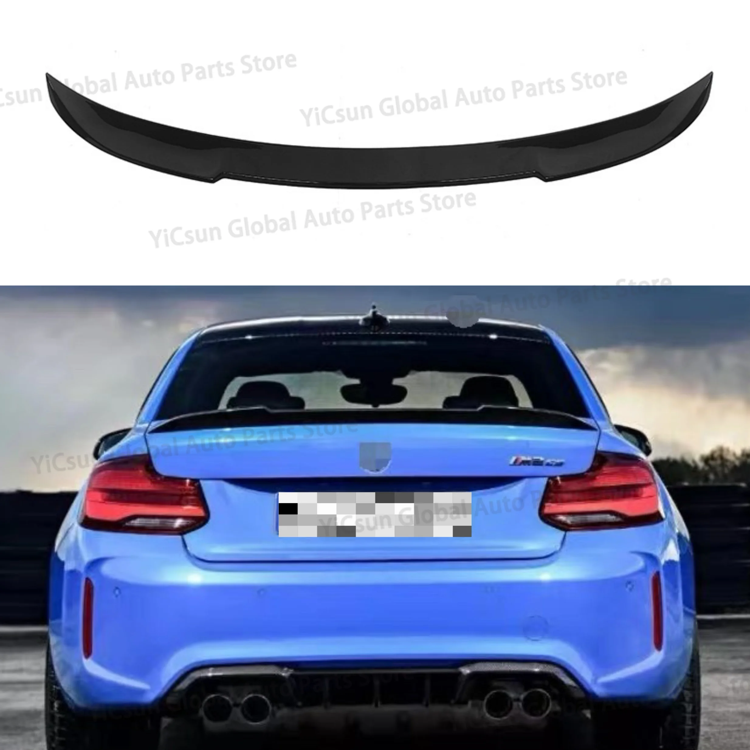 Rear Spoiler For Bmw F22 F87 2 Series 218i 220i 220d 228i M235i M240i M2 CS Bodykits Rear Trunk Tail Wing Lid 2014-2021