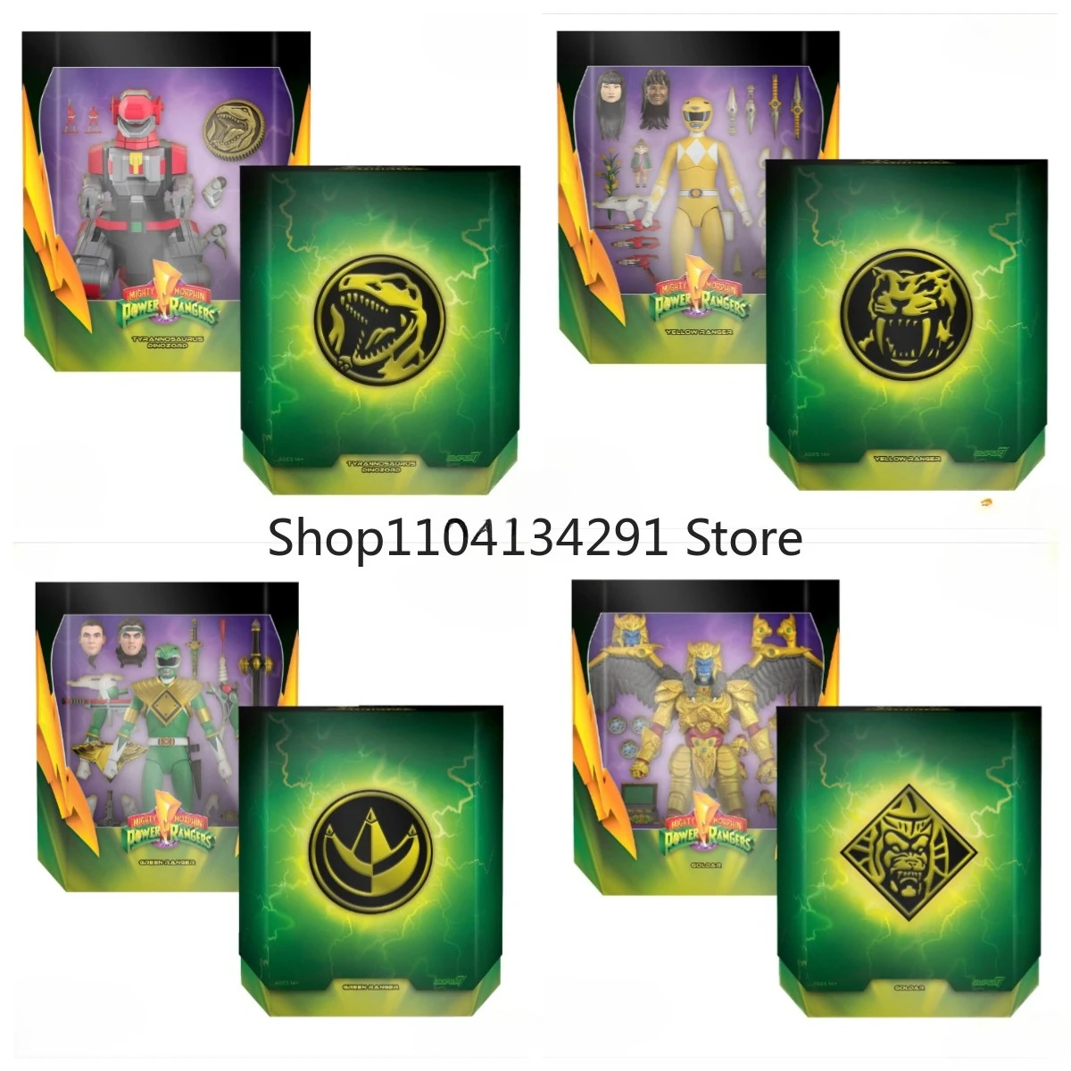 

Original Genuine Super7 Dinosaur Squad 1 Wave Action Doll Model Collection Toy Boy Birthday Gift