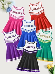 Cheerleading Dress Cute Children's Performance Dress Girls' Party Clothing Available In Multiple ColorsBack To School Season