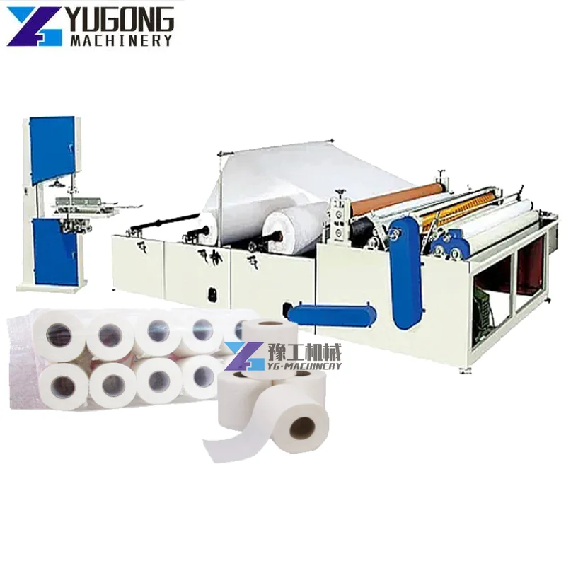 

Fully Automatic Small Toilet Tissue Paper Roll Making Machine Production Line Toilet Paper Rewinding Machine Price