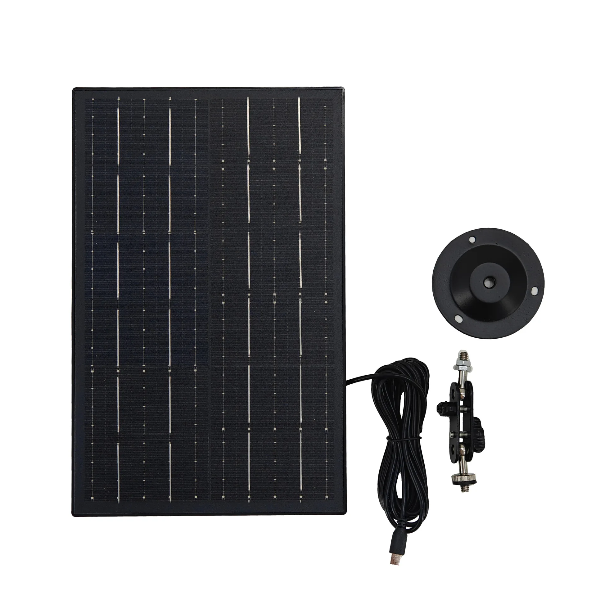 Single crystal 10w5vUsb Type-c miniature solar panel monitoring camera charging board can be used for access control doorbell