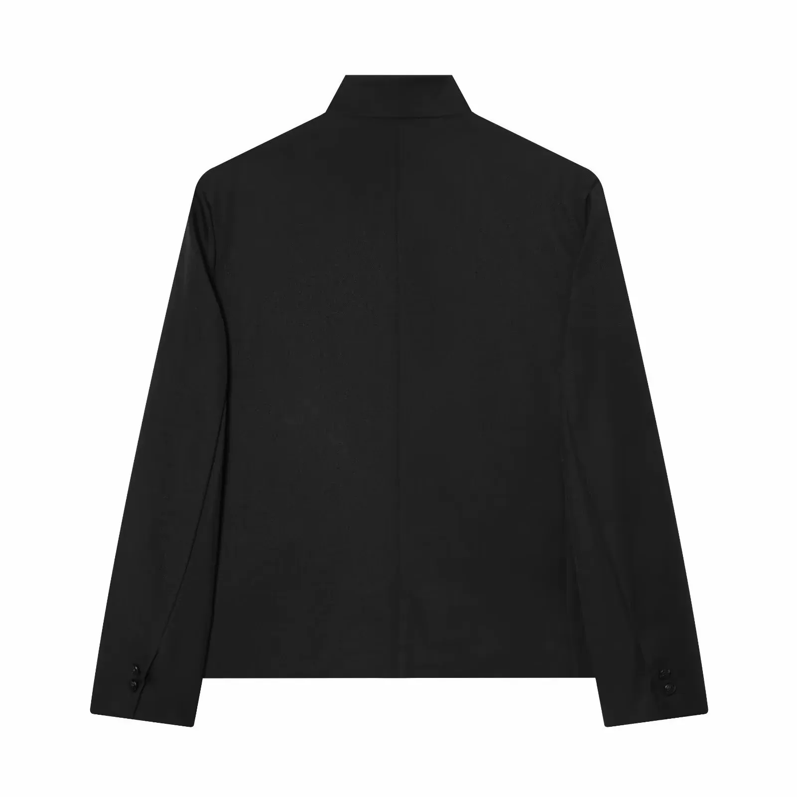 Damen Vintage Büro Einfarbiger Blazer Damen Stehkragen Langarm Lockerer Blazer Mode 2026 Frühling Sommer Lässiger Ladu-Blazer – Detail 3