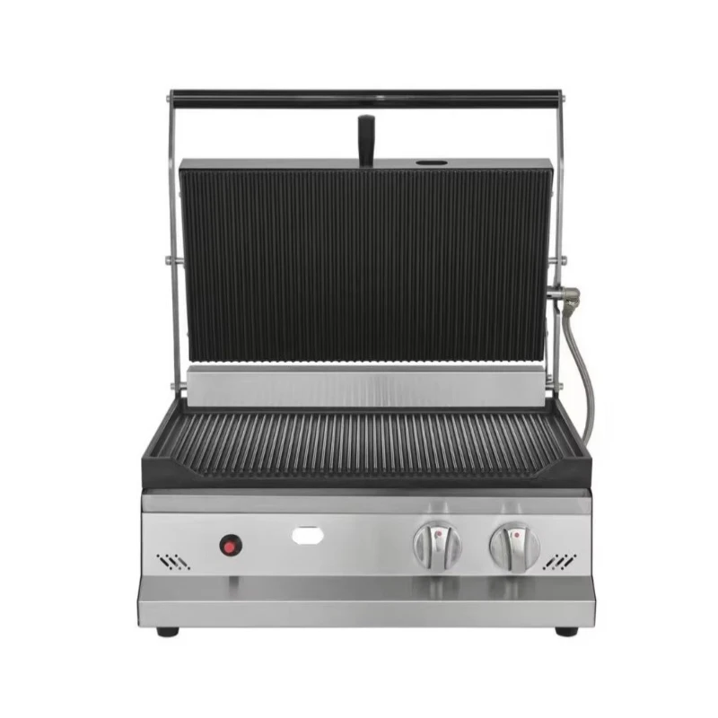 Commercial Stainless Steel Single Head Grill Sandwich Panini Machine