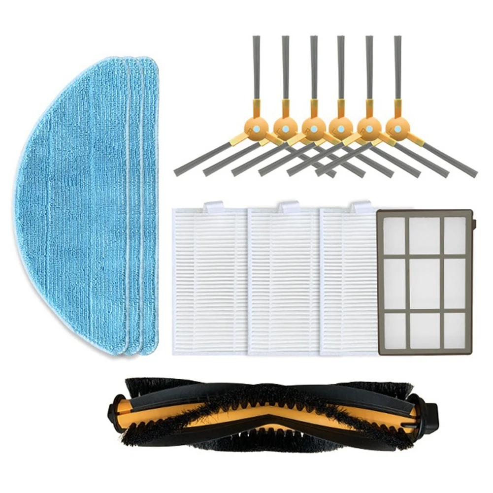 For ABIR X5 / X6 / X8 Genio Navi N600 Robotic Vacuum Cleaner Replacement Spare Parts Main Side Brush Hepa Filter image 2