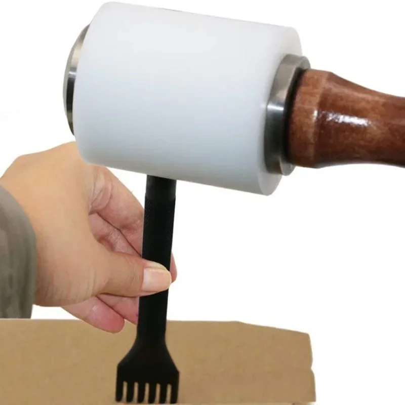 Nylon Hammer Tool with Wooden Handle description 6