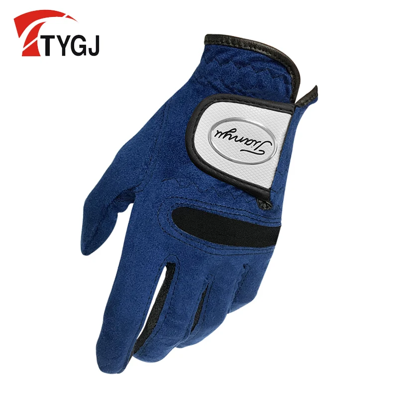 TTYGJ Golf Gloves, Sports Men's Gloves, Ultra Fiber Cloth, Single Non slip Gloves, Manufacturer Direct Supply