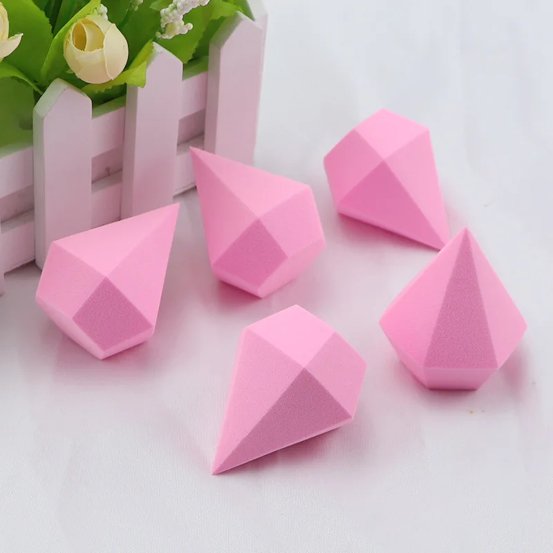 Diamond Shaped Beauty Egg Blender Face Powder Foundation Cream Cosmetic Sponges Powder Makeup Sponge Puff Women Make Up Tools