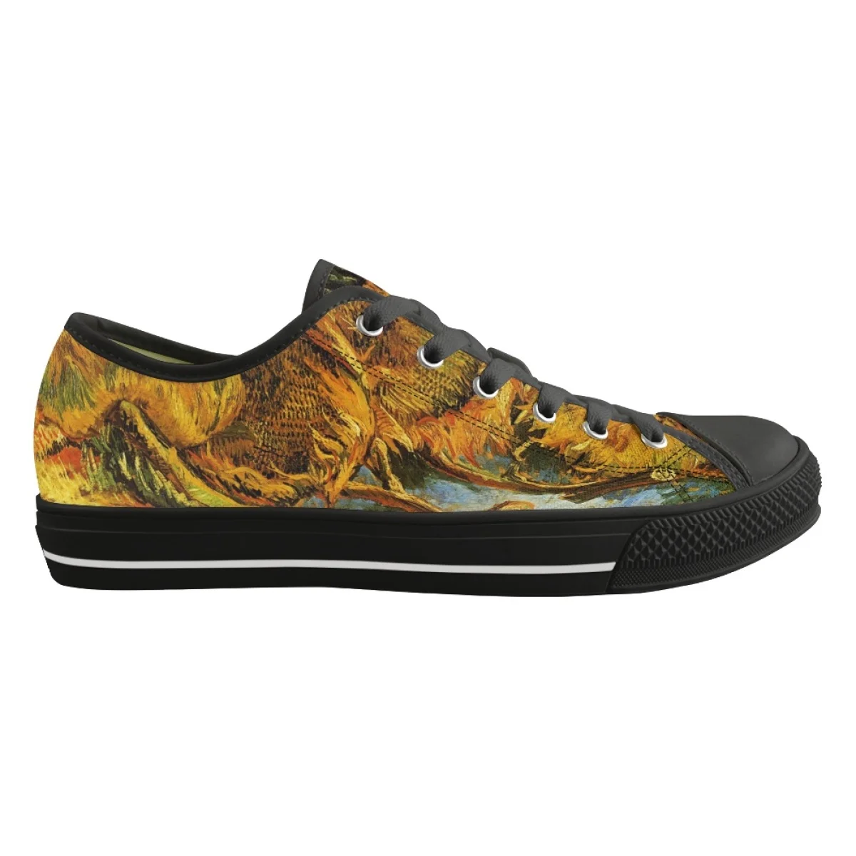 Autunno Comfort scarpe Casual per le donne classiche scarpe di tela basse moda Hot Art Van Gogh pittura a olio scarpe da corsa per studenti