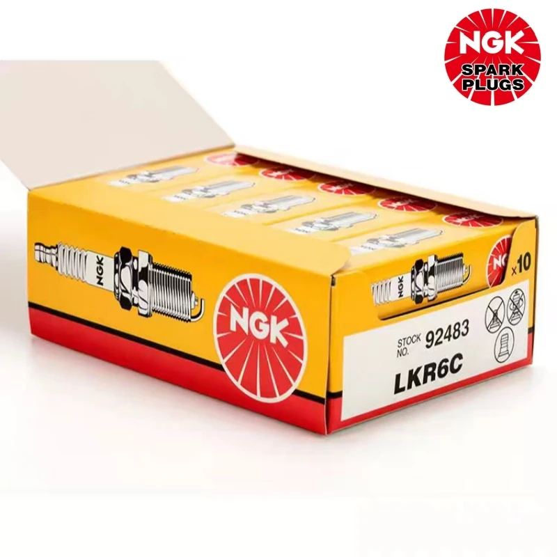 4Pcs NGK LKR6C 92483 Nickel Spark Plug Fit for Buick Excelle Chevrolet Sail Cavalier Lova Velite 6 PHEV Auto Parts