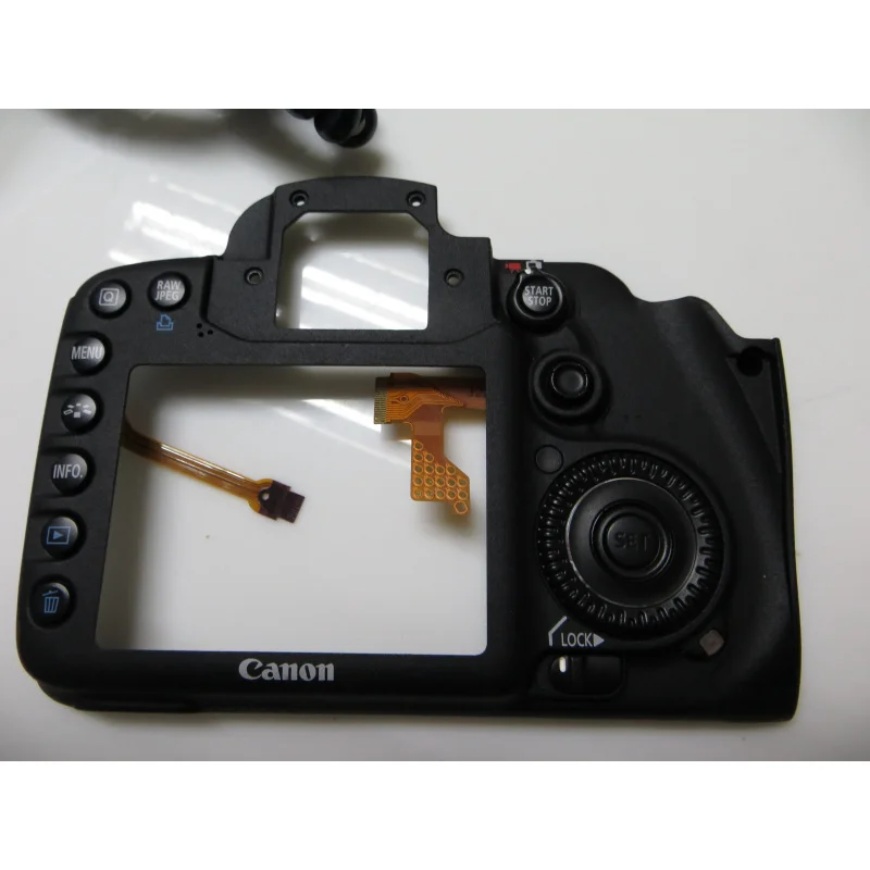 Disassembly 09new for Canon 7D back bare shell, top cover shell assembly repair parts