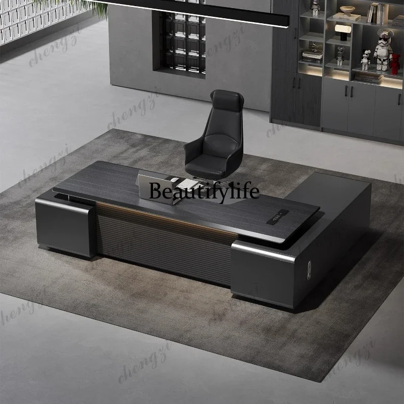 D132 Luxury L Shapes Computer Desk With Storage Work Desk Table Organizer Office Desks Home Office Writing Desk Modern