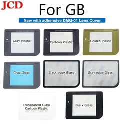 JCD New glass Screen Lens for Zero DMG-001 for GB Glass Plastic with adhensive DMG-01 Lens Cover for GameBoy Plastic Lens