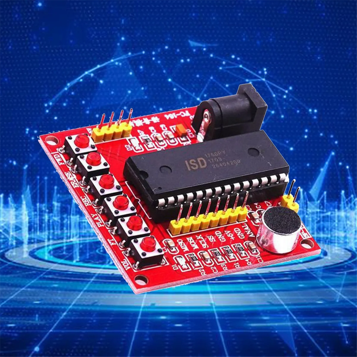 وحدة تسجيل الصوت من سلسلة ISD1700 الفعالة وحدة مكبر كهربائي