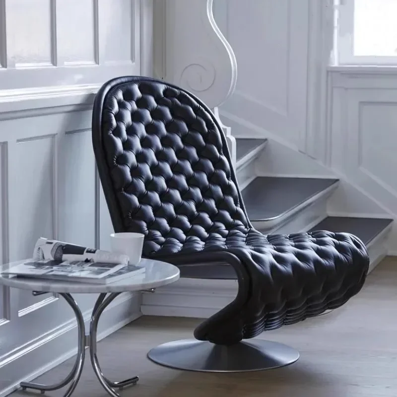 Unique European Living Room Chairs Creative Lounge Clear Cute Aesthetic Chairs Reading Fauteuil Salon Lounge Suite Furniture