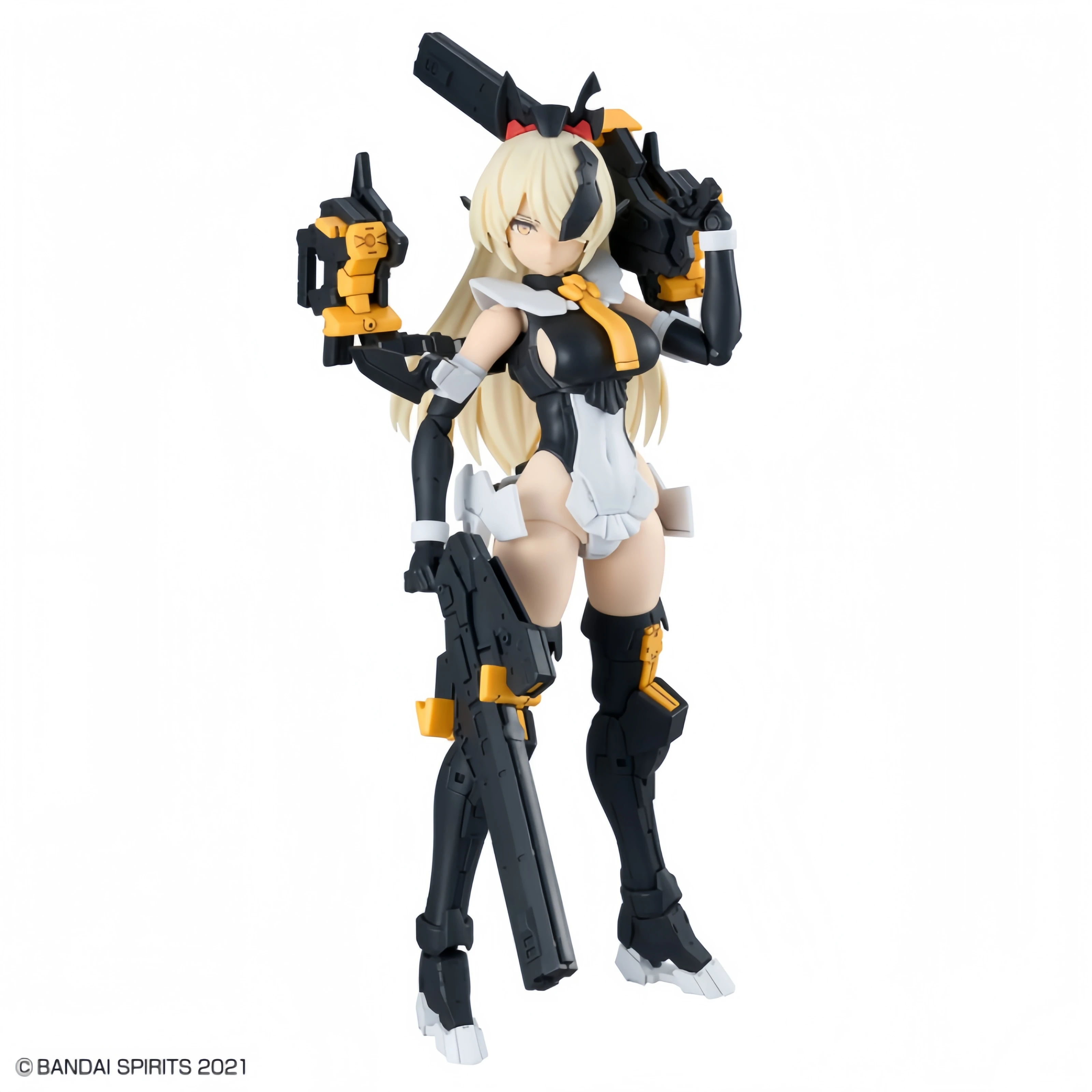  Bandai 30MS SIS-Hc106k Belveria-Berys Feroce Form Mecha Girl Model Kit – 3 Faces, Knives & Handguns, 30 Minutes Sisters, Snap- view 4