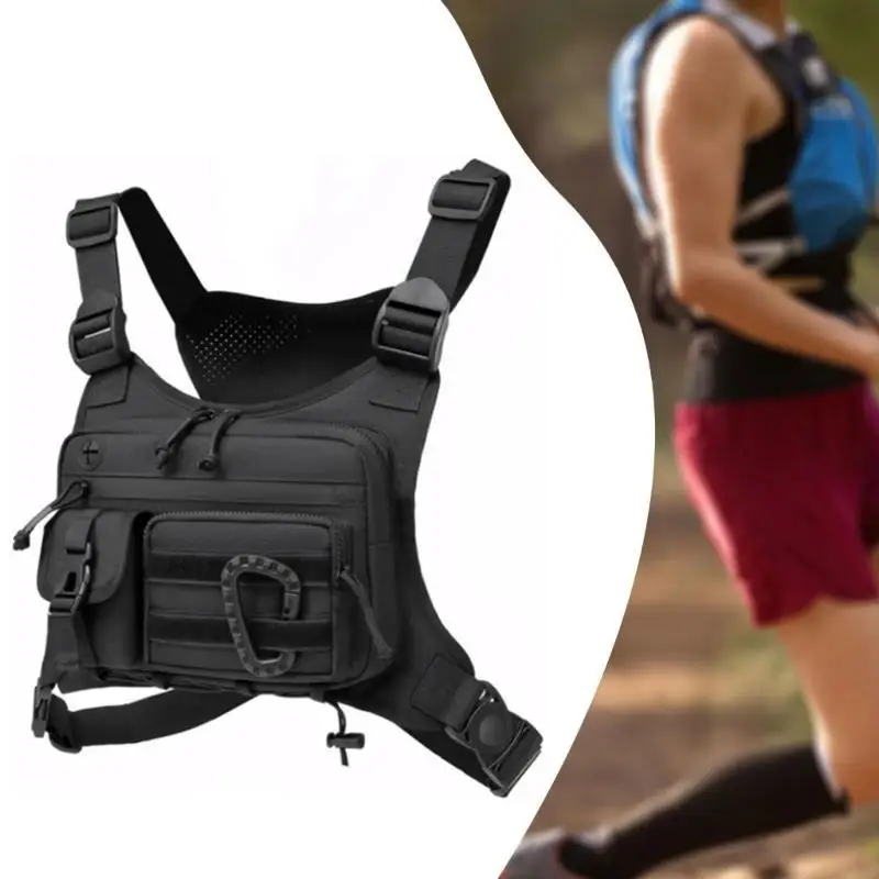 حزمة صدر من النايلون خفيفة الوزن 340F للجري والتخزين الآمن وحزام قابل للتعديل مريح لمفاتيح الهاتف الأساسية #2