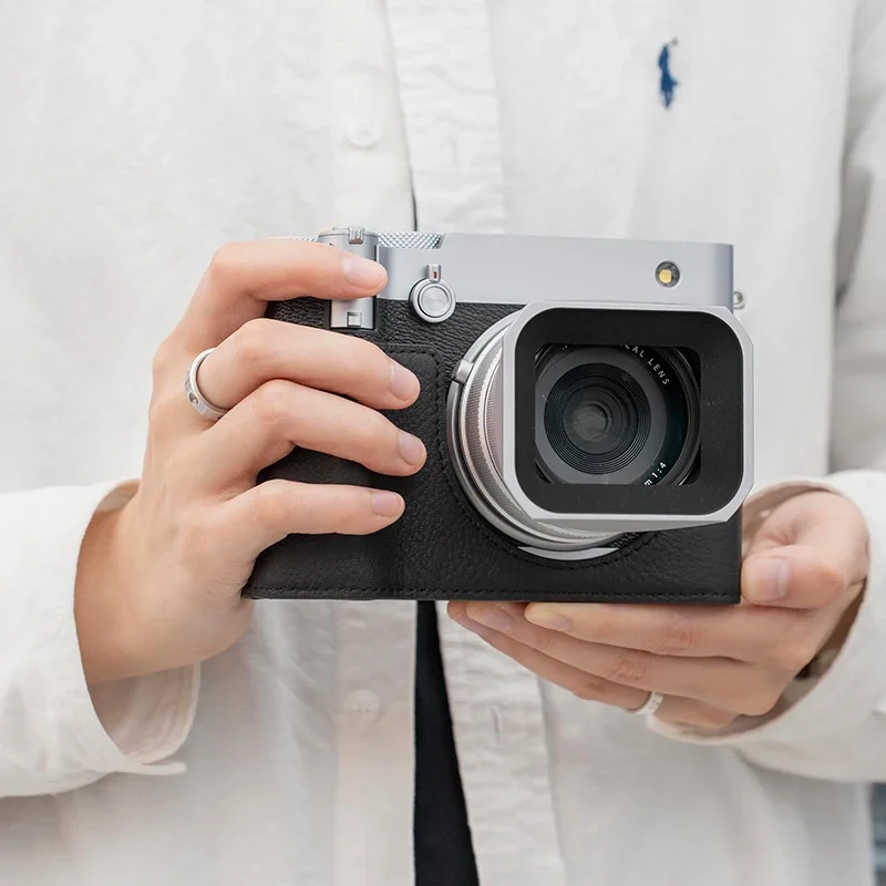 

Совершенно новая сумка для камеры Fujifilm GFX100RF, защитный чехол, чехол из натуральной кожи, основа для камеры, винтажная воловья кожа