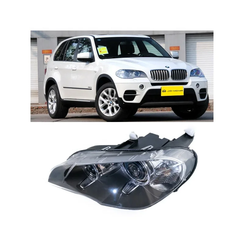 OEM ODM Auto part headlamps for bmws X5 2011-2013 E70 bi-xenon headlights half assembly 63117240787 63117240788