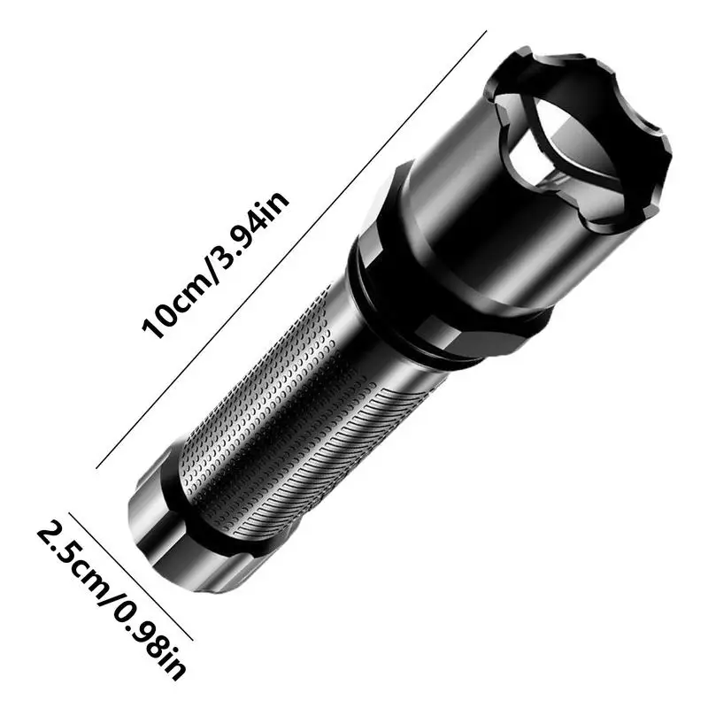 Super Bright Flashlight Waterproof Pocket Torch For Outdoor Super Bright High Power Led Work Light Multi Functional Mini Hand