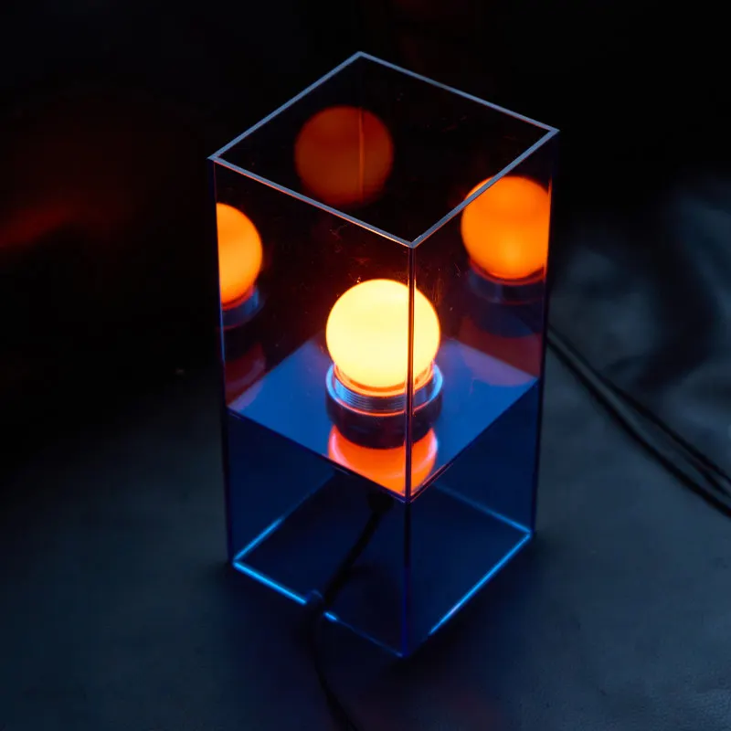 

Современная акриловая настольная и прикроватная лампа: минималистичное атмосферное освещение с премиальным дизайном, креативное персонализированное решение для домашнего освещения