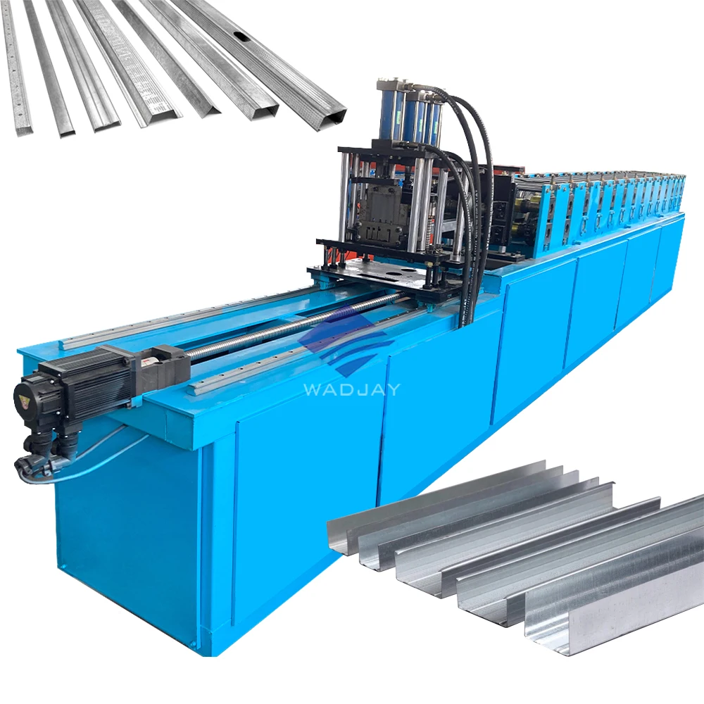 Automatic U and C Shape Channel Making Machine Drywall Profile Roll Forming Machine