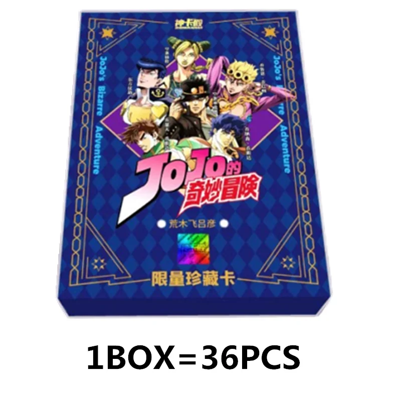 2023 nowa oryginalna Anime JoJo Bizarre Adventure karty Jojo z kolekcjฤ
postaci karty hobbystyczne gry kolekcjonerskie na prezenty dla dzieci