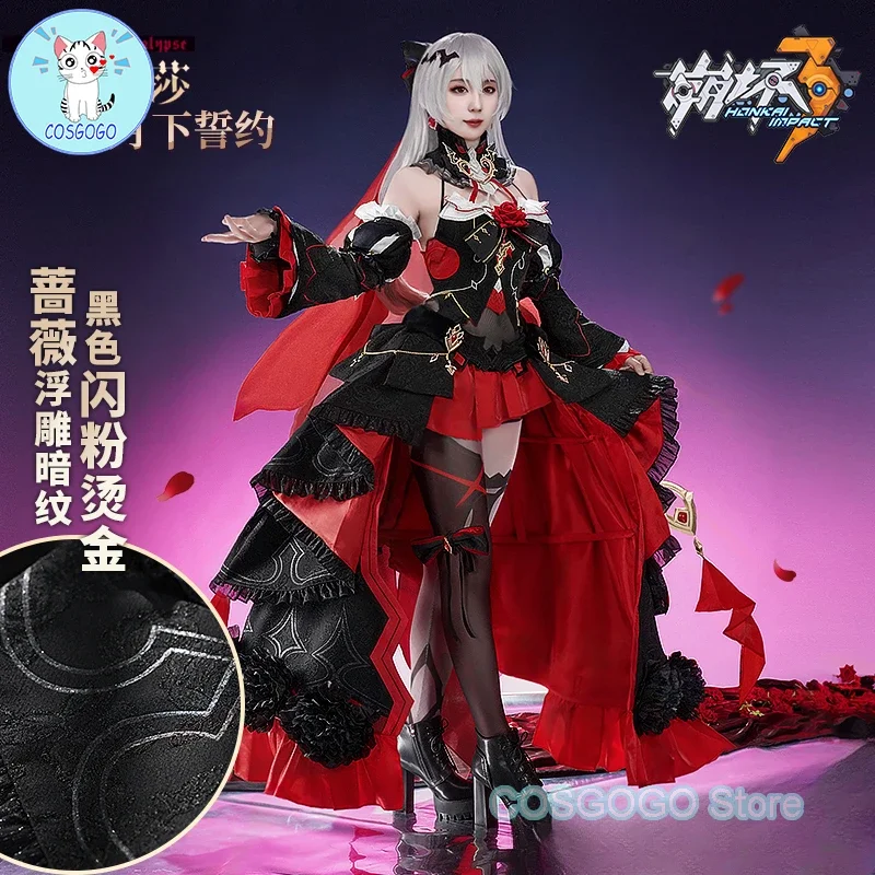 COSGOGO Game Honkai:Star Rail 3 Theresa Apocalypse Cosplay Costume Halloween Outfits Women Dress