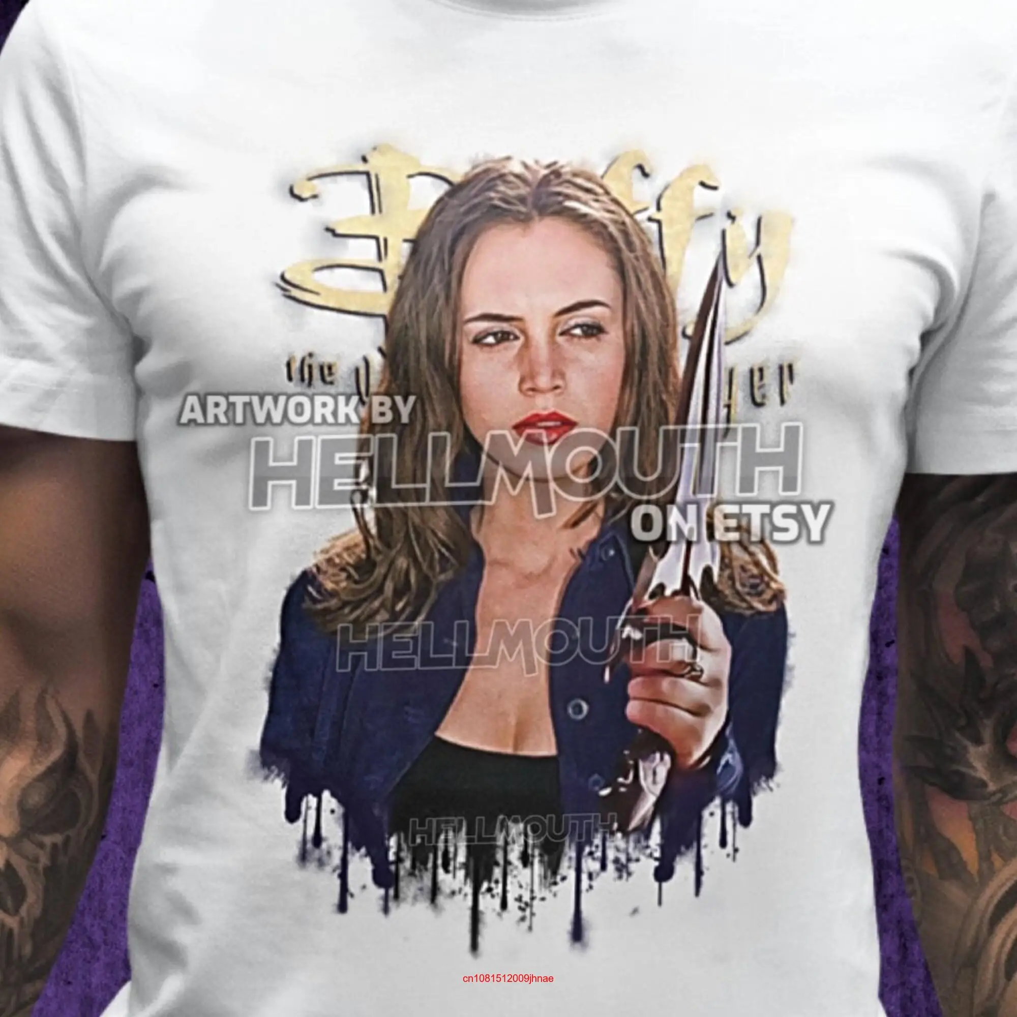 Buffy the Vampire Slayer Faith T Shirt  all sizes Eliza Dushku Jackal Lehane long or short sleeves