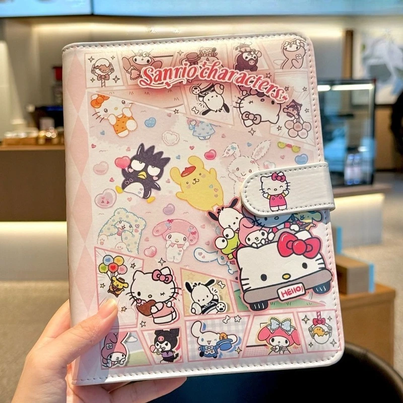 

Kawaii Hello Kitty Card Storage Book Card Book Protective Case Transparent Inside Pages Collection Binder Convenient Photo Album