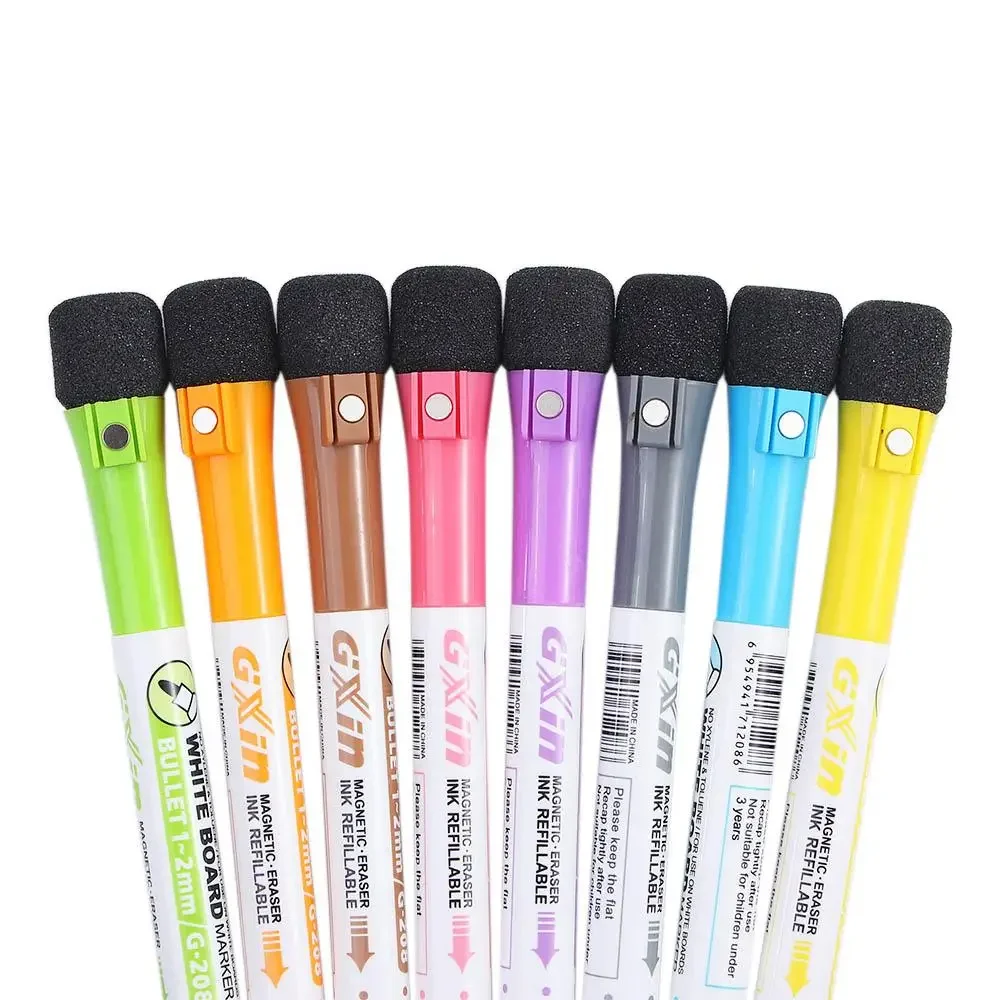 

Classroom Supplies 1PC Safe ink Erasable Board Markers Magnetic Graffiti Pen Whiteboard Pens Children's Drawing Pen Markers