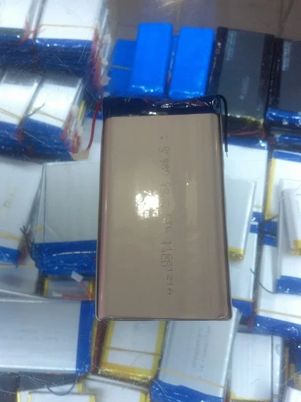 Nuevo 1166121   11000MAH 3.7V Batería de polímero MP4 Energía móvil Tablet PC de gran capacidad Recargable Li-ion CellA Bueno