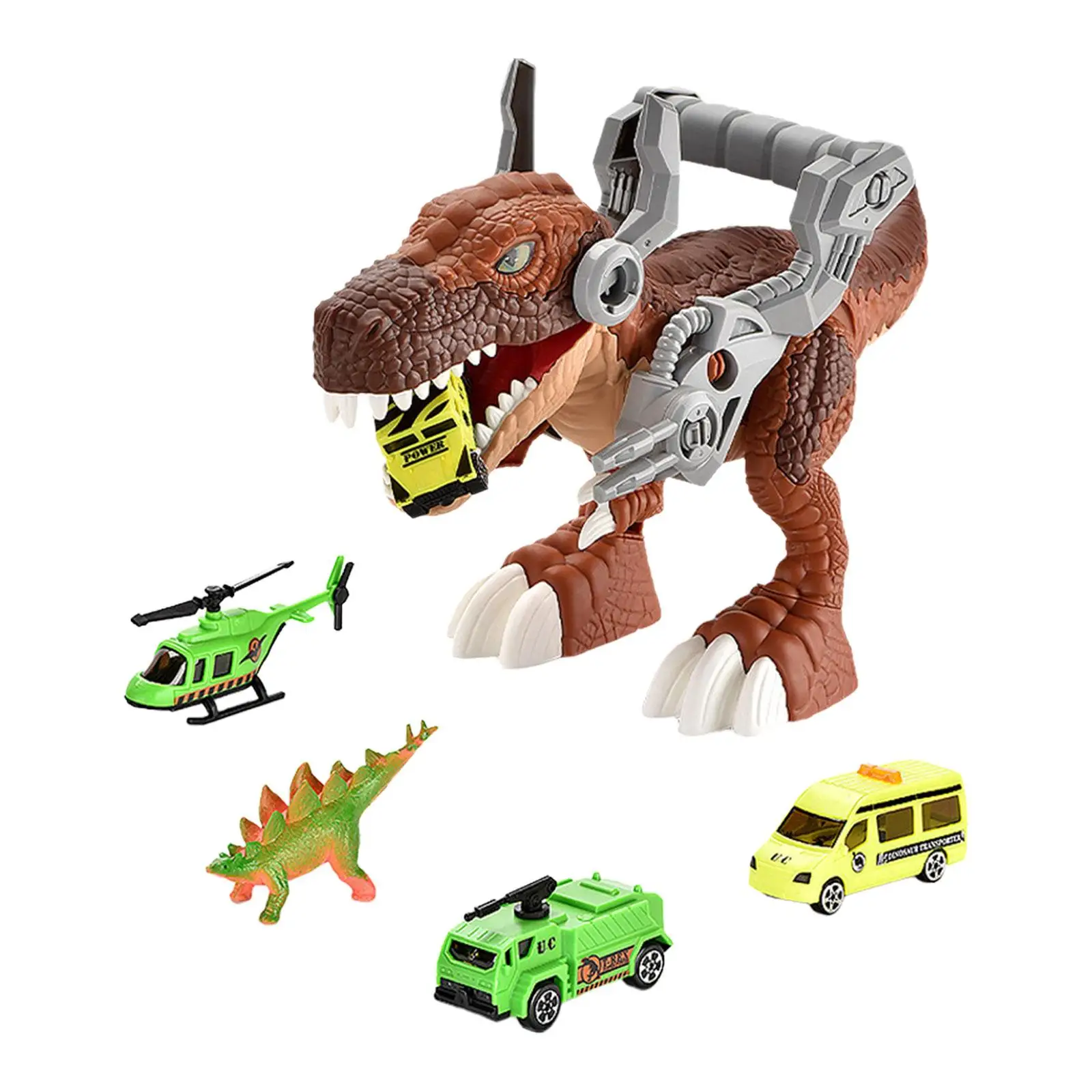 Dinosaur Swallow Transport Car Toy Valentines Day Gifts for Kids Dinosaur Eating Cars for Female Friends Men Kids Toddler