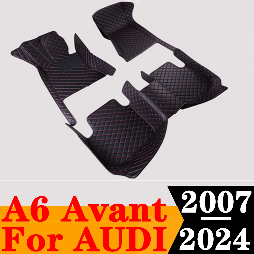 

Автомобильные коврики для AUDI A6 Avant 2024 23 2022 2021 20 2018 2017-2007, подходят под заказ, накладки для ножек, коврик, крышка, внутренние детали