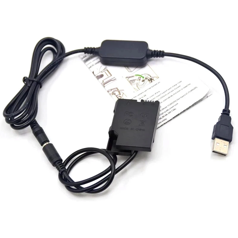 USB to DC 5V Cable&EP-5A DC Coupler EN-EL14 Dummy Battery for Nikon P7800 P7100 D5500 D5600 D3300 D3400 D5100 D3300 D3200 D3100