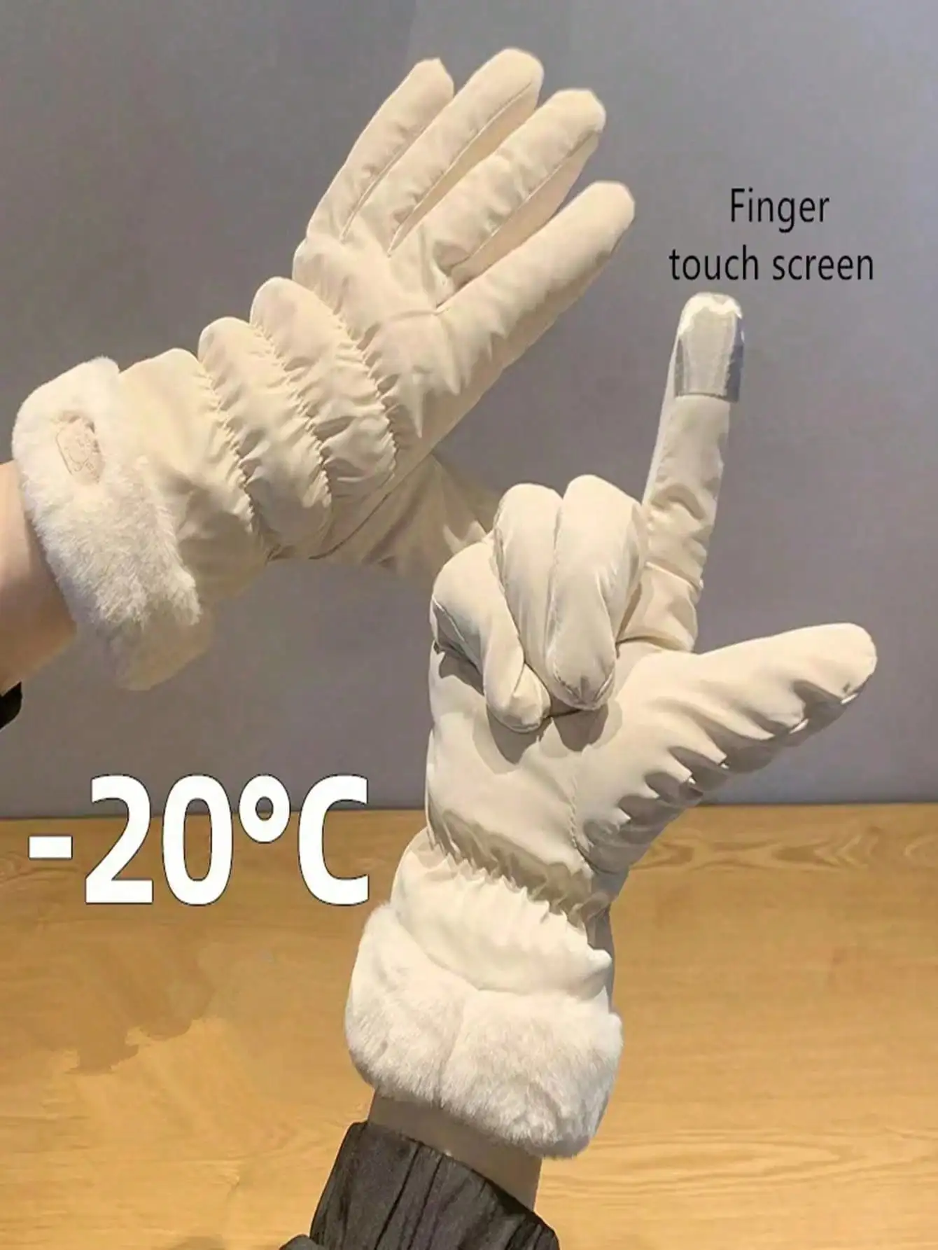 Women's Winter Warm Waterproof Windproof Touchscreen Motorcycle Riding Gloves, 2025 New Style
