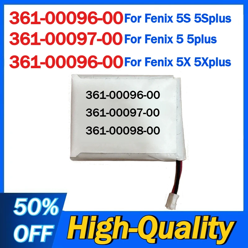 

361-00096-00 361-00097-00 361-00098-00 Аккумулятор для часов Garmin Fenix 5S/5S Plus 5/5plus 5X/5Xplus