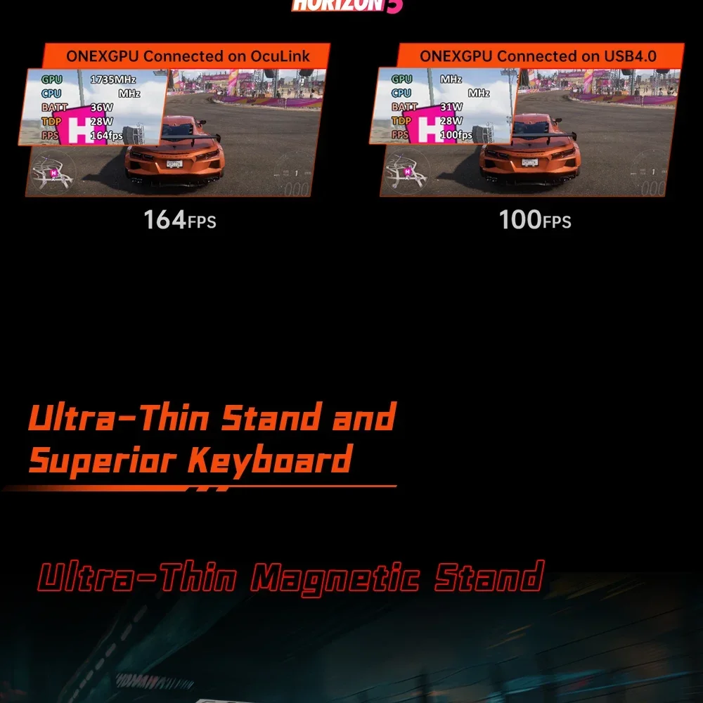 وحدة تحكم كمبيوتر محمول للألعاب OneXPlayer X1 مقاس 10.95 بوصة مع AMD R7 8840u مشغل ألعاب محمول D-PAD قابل للاستبدال متوافق مع Qcuk #6