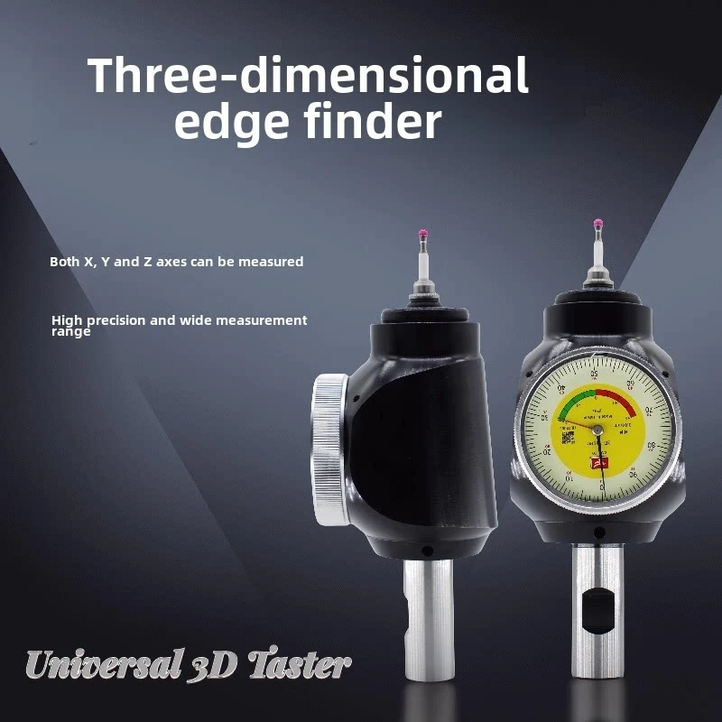 3D Edge Finder Universal 3D Pointer Type Centering Rod X Y Z Axis Positioning Measurement Table