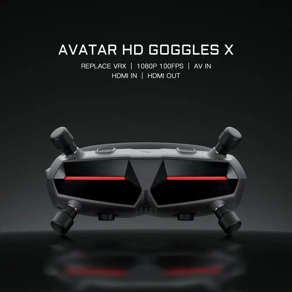 Walksnail Avatar HD gogle X z zestawem Avatar HD V2 / HD Pro Kit / HD nanozestaw V3 / HD Mini zestaw 1s zestaw Combo dla dron FPV