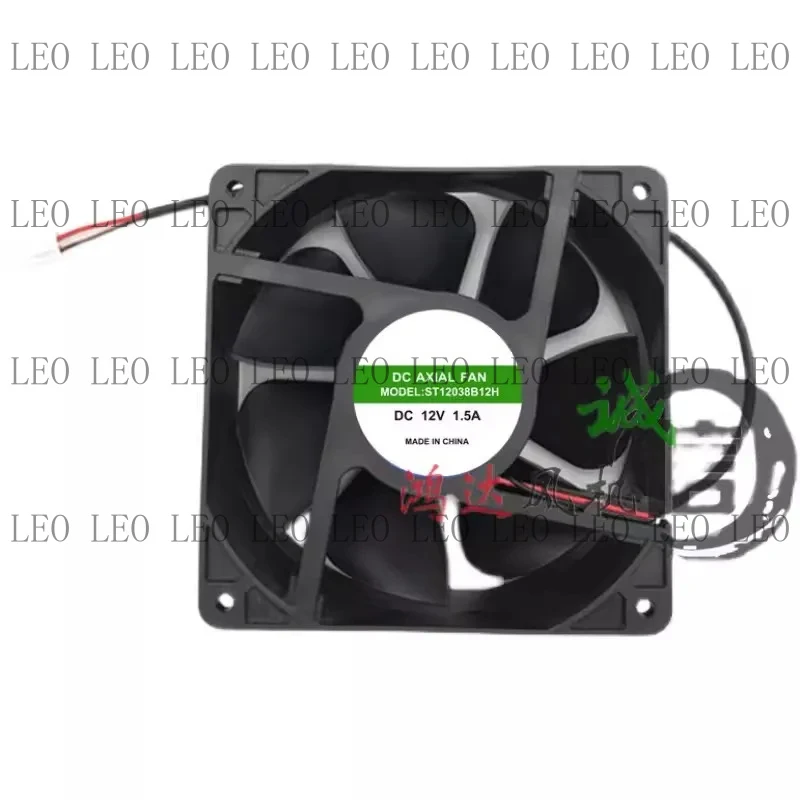 AA  YD12038HBL 12V 1.5A 12cm 12038 chassis cabinet welding machine high air flow cooling fan