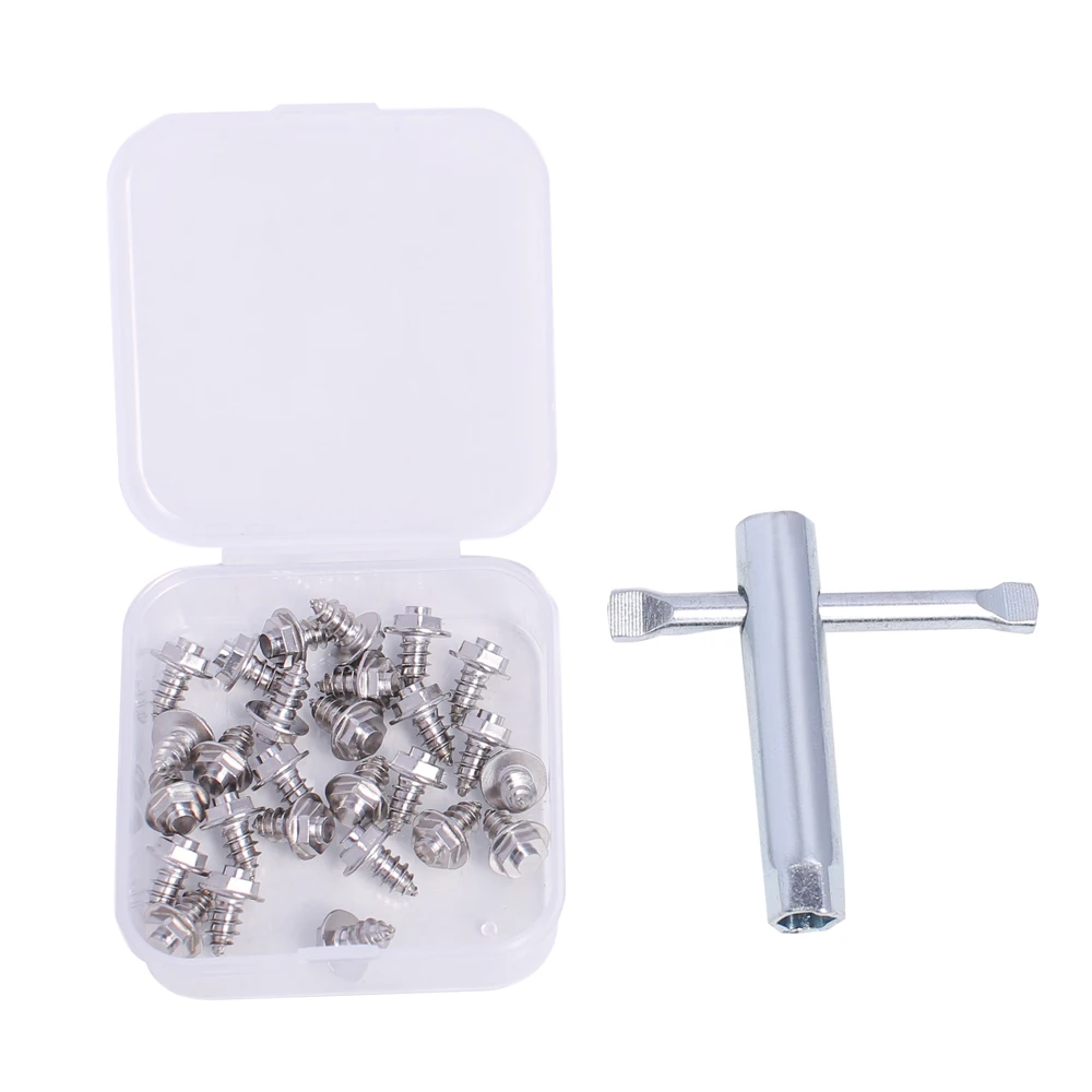 Kylebooker Screw-in Studs for Wading Boots,26 Wading Boot Studs plus one tool for Felt Or Cleated Footwear