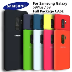 For Samsung Galaxy S9 S9 Plus Case Silky Silicone Cover Soft-Touch Back Protective Housing For S8Plus S8 S9Plus S10 S10E S10Plus