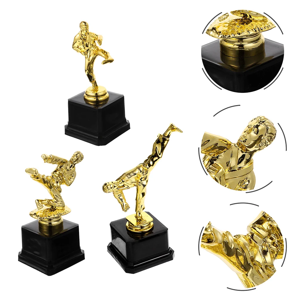 

Participation Trophy Taekwondo Cup Competition for Sports Celebrity Soccer Plastic Award Trophies Staff