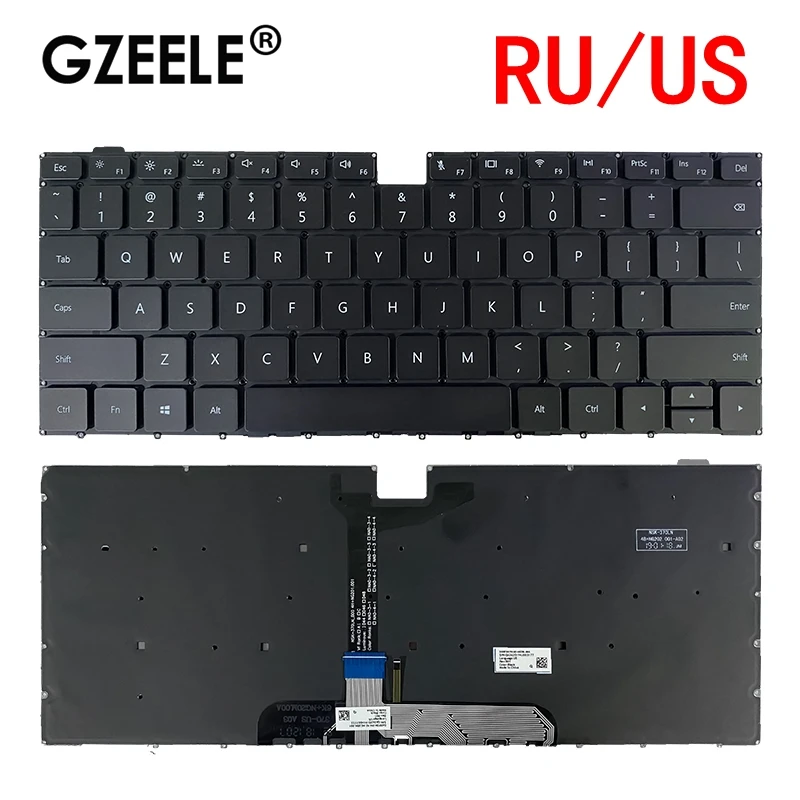 

US RU Keyboard for HUAWEI NLR-WAP9HNRP WAQ9HNR MagicPro BBR-WAE9PHNL NIR-WAP9HNRP NBLK-WAX9