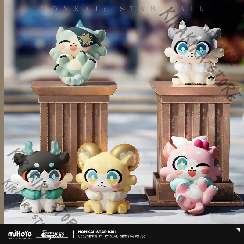 

Castorice Tribbie Anaxa Ornament Kawaii Figurine official Model Kit Honkai: Star Rail genuine Cosplay Mini Mascot Decoration