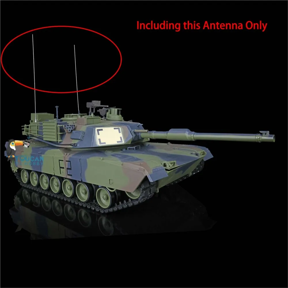 Antena Heng Long, część zamienna do czołgów RC w skali 1/16: niemiecki Tiger I, amerykański M4A3 Sherman, niemiecki King Tiger TH20561-SMT1